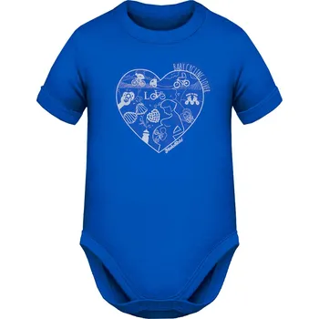 Kojenecký body dětské body - BABY CYCLING LOVER - modrá 18-24 MONTHS
