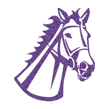 Samolepící dekorace Kůň 044 pravá (87 - Ultra Metalic fialová) SAMOLEPKA NA AUTO, NÁLEPKA, FÓLIE, POLEP, TUNING, VLASTNÍ TEXT, TISK, AUTOSAMOLEPKY.cz, POLEPY, OBRÁZEK, LOGO, 3D STICKERS