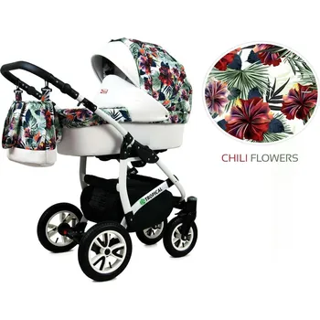 Kočárek Kočárek Raf-Pol Baby Lux Tropical ALU 2022 Chili Flowers
