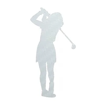 Polep vozidla SAMOLEPKA Golfistka 014 pravá (51 - 3D karbon bílý) NA AUTO, NÁLEPKA, FÓLIE, POLEP, TUNING, VLASTNÍ TEXT, TISK, AUTOSAMOLEPKY.cz, POLEPY, OBRÁZEK, LOGO, SAMOLEPKY