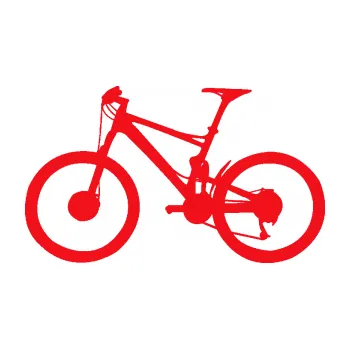 Polep vozidla SAMOLEPKA Kolo 001 levá - (horské kolo) (10 - červená) NA AUTO, NÁLEPKA, FÓLIE, POLEP, TUNING, VLASTNÍ TEXT, TISK, AUTOSAMOLEPKY.cz, POLEPY, OBRÁZEK, LOGO, SAMOLEPKY