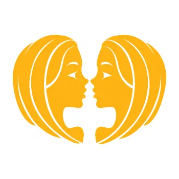 Samolepící dekorace Blíženci 002 (21 - světle oranžová) SAMOLEPKA NA AUTO, NÁLEPKA, FÓLIE, POLEP, TUNING, VLASTNÍ TEXT, TISK, AUTOSAMOLEPKY.cz, POLEPY, OBRÁZEK, LOGO, 3D STICKERS