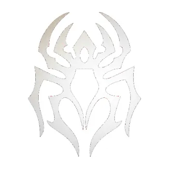 Samolepící dekorace SAMOLEPKA Pavouk 007 (82 - odrazková reflexní bílá) NA AUTO, NÁLEPKA, FÓLIE, POLEP, TUNING, VLASTNÍ TEXT, TISK, AUTOSAMOLEPKY.cz, POLEPY, OBRÁZEK, LOGO, SAMOLEPKY