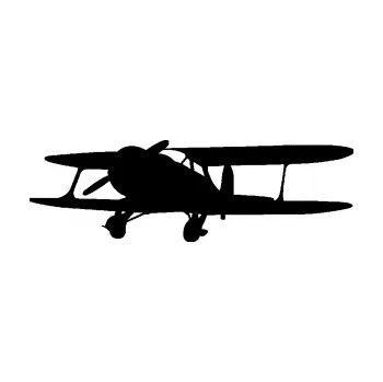 Polep vozidla SAMOLEPKA Letadlo 006 levá (01 - černá) NA AUTO, NÁLEPKA, FÓLIE, POLEP, TUNING, VLASTNÍ TEXT, TISK, AUTOSAMOLEPKY.cz, POLEPY, OBRÁZEK, LOGO, SAMOLEPKY