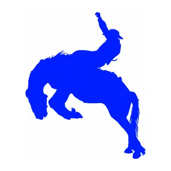 Samolepící dekorace SAMOLEPKA Kovboj 001 levá rodeo na koni (19 - modrá dynamic) NA AUTO, NÁLEPKA, FÓLIE, POLEP, TUNING, VLASTNÍ TEXT, TISK, AUTOSAMOLEPKY.cz, POLEPY, OBRÁZEK, LOGO, SAMOLEPKY