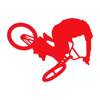 Polep vozidla SAMOLEPKA Biker 001 pravá (10 - červená) NA AUTO, NÁLEPKA, FÓLIE, POLEP, TUNING, VLASTNÍ TEXT, TISK, AUTOSAMOLEPKY.cz, POLEPY, OBRÁZEK, LOGO, SAMOLEPKY