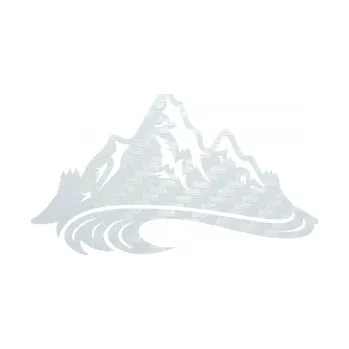 Samolepící dekorace SAMOLEPKA Krajina hory 008 levá (51 - 3D karbon bílý) NA AUTO, NÁLEPKA, FÓLIE, POLEP, TUNING, VLASTNÍ TEXT, TISK, AUTOSAMOLEPKY.cz, POLEPY, OBRÁZEK, LOGO, SAMOLEPKY