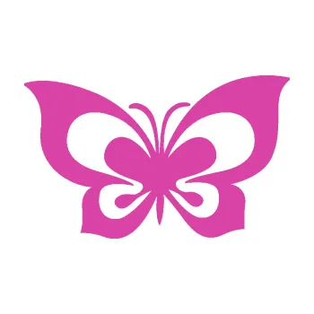 Samolepící dekorace Motýl 013 (16 - růžová) SAMOLEPKA NA AUTO, NÁLEPKA, FÓLIE, POLEP, TUNING, VLASTNÍ TEXT, TISK, AUTOSAMOLEPKY.cz, POLEPY, OBRÁZEK, LOGO, 3D STICKERS