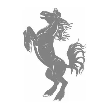 Samolepící dekorace SAMOLEPKA Kůň 045 levá (17 - šedá) NA AUTO, NÁLEPKA, FÓLIE, POLEP, TUNING, VLASTNÍ TEXT, TISK, AUTOSAMOLEPKY.cz, POLEPY, OBRÁZEK, LOGO, SAMOLEPKY