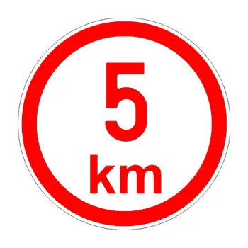 samolepka Maximální rychlost ,5km - nejvyšší konstrukční rychlost (74 - Fluorescentní červená) SAMOLEPKA NA AUTO, NÁLEPKA, FÓLIE, POLEP, TUNING, VLASTNÍ TEXT, TISK, AUTOSAMOLEPKY.cz, POLEPY, OBRÁZEK, LOGO, 3D STICKERS