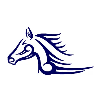 Samolepící dekorace SAMOLEPKA Kůň 081 levá hlava tattoo (23 - tmavě modrá) NA AUTO, NÁLEPKA, FÓLIE, POLEP, TUNING, VLASTNÍ TEXT, TISK, AUTOSAMOLEPKY.cz, POLEPY, OBRÁZEK, LOGO, SAMOLEPKY