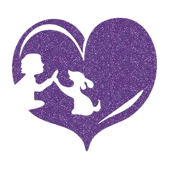 Polep vozidla SAMOLEPKA Pes 103 levá dej pac srdce (87 - Ultra Metalic fialová) NA AUTO, NÁLEPKA, FÓLIE, POLEP, TUNING, VLASTNÍ TEXT, TISK, AUTOSAMOLEPKY.cz, POLEPY, OBRÁZEK, LOGO, SAMOLEPKY