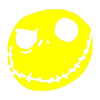 Samolepicí dekorace na vozidlo Halloween 008 levá (05 - žlutá citron) SAMOLEPKA NA AUTO, NÁLEPKA, FÓLIE, POLEP, TUNING, VLASTNÍ TEXT, TISK, AUTOSAMOLEPKY.cz, POLEPY, OBRÁZEK, LOGO, 3D STICKERS