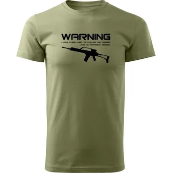 Pánské oblečení Tričko BAD HABIT G36 - olivová