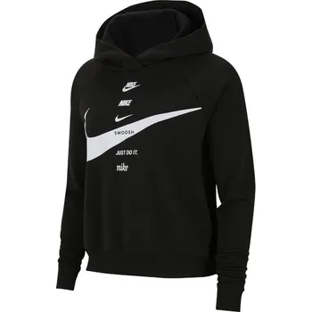 Dámská mikina NIKE Nsw Swsh Hoodie CU5676-011 L