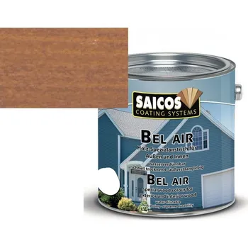 Lak na dřevo Saicos BelAir vodou ředitelný olejový nátěr - teak transparentní - teak transparent- 720082; 2,5L + dárek k objednávce nad 1000Kč