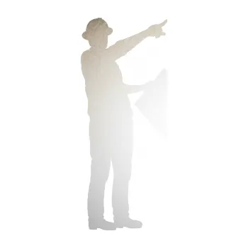 Samolepící dekorace SAMOLEPKA Inženýr 001 pravá (82 - odrazková reflexní bílá) NA AUTO, NÁLEPKA, FÓLIE, POLEP, TUNING, VLASTNÍ TEXT, TISK, AUTOSAMOLEPKY.cz, POLEPY, OBRÁZEK, LOGO, SAMOLEPKY