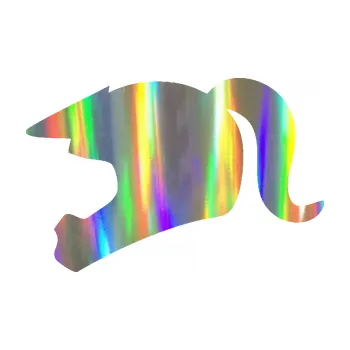 Samolepicí dekorace na vozidlo Racing girl levá helma (93 - Holografická) SAMOLEPKA NA AUTO, NÁLEPKA, FÓLIE, POLEP, TUNING, VLASTNÍ TEXT, TISK, AUTOSAMOLEPKY.cz, POLEPY, OBRÁZEK, LOGO, 3D STICKERS