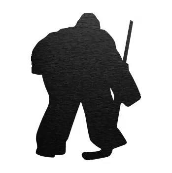 Samolepicí dekorace na vozidlo Hokejista 011 pravá brankář (63 - škrábaný kov černý) SAMOLEPKA NA AUTO, NÁLEPKA, FÓLIE, POLEP, TUNING, VLASTNÍ TEXT, TISK, AUTOSAMOLEPKY.cz, POLEPY, OBRÁZEK, LOGO, 3D STICKERS