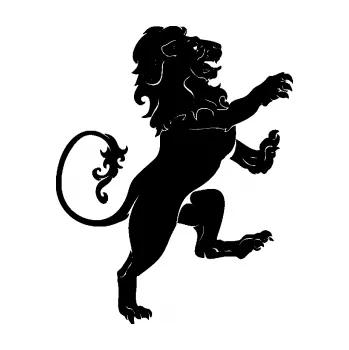 Samolepící dekorace SAMOLEPKA Lev heraldika 004 pravá (01 - černá) NA AUTO, NÁLEPKA, FÓLIE, POLEP, TUNING, VLASTNÍ TEXT, TISK, AUTOSAMOLEPKY.cz, POLEPY, OBRÁZEK, LOGO, SAMOLEPKY