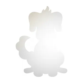 Polep vozidla SAMOLEPKA Pes 113 levá kreslená silueta (82 - odrazková reflexní bílá) NA AUTO, NÁLEPKA, FÓLIE, POLEP, TUNING, VLASTNÍ TEXT, TISK, AUTOSAMOLEPKY.cz, POLEPY, OBRÁZEK, LOGO, SAMOLEPKY