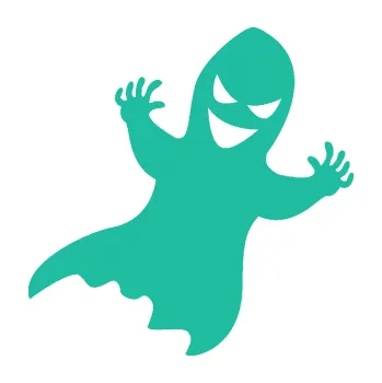 Samolepící dekorace Duch 007 pravá (25 - tyrkysová) SAMOLEPKA NA AUTO, NÁLEPKA, FÓLIE, POLEP, TUNING, VLASTNÍ TEXT, TISK, AUTOSAMOLEPKY.cz, POLEPY, OBRÁZEK, LOGO, 3D STICKERS