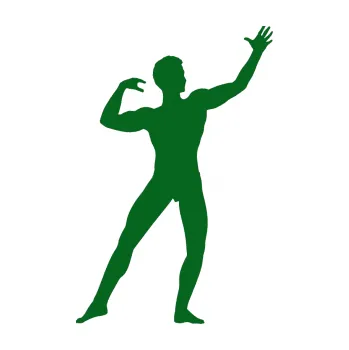 Polep vozidla Kulturista 004 pravá (20 - tmavě zelená) SAMOLEPKA NA AUTO, NÁLEPKA, FÓLIE, POLEP, TUNING, VLASTNÍ TEXT, TISK, AUTOSAMOLEPKY.cz, POLEPY, OBRÁZEK, LOGO, 3D STICKERS