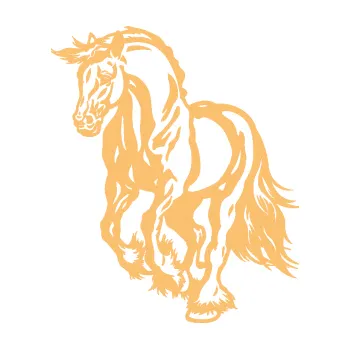 Samolepící dekorace SAMOLEPKA Kůň 054 levá (08 - béžová) NA AUTO, NÁLEPKA, FÓLIE, POLEP, TUNING, VLASTNÍ TEXT, TISK, AUTOSAMOLEPKY.cz, POLEPY, OBRÁZEK, LOGO, SAMOLEPKY