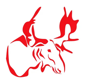 Samolepící dekorace SAMOLEPKA Los 004 pravá (10 - červená) NA AUTO, NÁLEPKA, FÓLIE, POLEP, TUNING, VLASTNÍ TEXT, TISK, AUTOSAMOLEPKY.cz, POLEPY, OBRÁZEK, LOGO, SAMOLEPKY