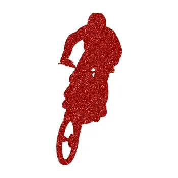 Samolepící dekorace Motorka 013 levá motokros (86 - Ultra Metalic červená) SAMOLEPKA NA AUTO, NÁLEPKA, FÓLIE, POLEP, TUNING, VLASTNÍ TEXT, TISK, AUTOSAMOLEPKY.cz, POLEPY, OBRÁZEK, LOGO, 3D STICKERS