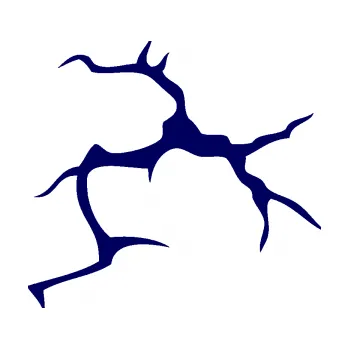 Samolepící dekorace SAMOLEPKA Prasklina 003 (23 - tmavě modrá) NA AUTO, NÁLEPKA, FÓLIE, POLEP, TUNING, VLASTNÍ TEXT, TISK, AUTOSAMOLEPKY.cz, POLEPY, OBRÁZEK, LOGO, SAMOLEPKY