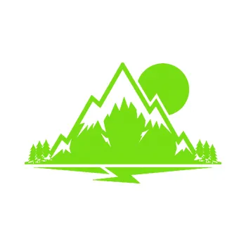 Samolepící dekorace Krajina hory 001 pravá (04 - zelená kawasaki) SAMOLEPKA NA AUTO, NÁLEPKA, FÓLIE, POLEP, TUNING, VLASTNÍ TEXT, TISK, AUTOSAMOLEPKY.cz, POLEPY, OBRÁZEK, LOGO, 3D STICKERS