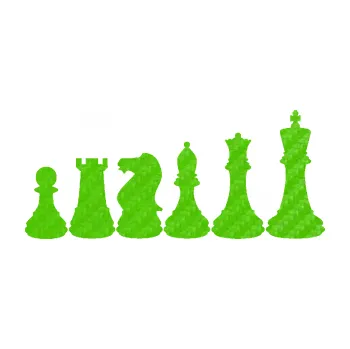 Samolepící dekorace SAMOLEPKA Šachy 001 pravá (58 - 3D karbon zelený kawasaki) NA AUTO, NÁLEPKA, FÓLIE, POLEP, TUNING, VLASTNÍ TEXT, TISK, AUTOSAMOLEPKY.cz, POLEPY, OBRÁZEK, LOGO, SAMOLEPKY