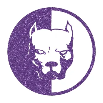 Polep vozidla SAMOLEPKA Pitbull 001 kruh levá (87 - Ultra Metalic fialová) NA AUTO, NÁLEPKA, FÓLIE, POLEP, TUNING, VLASTNÍ TEXT, TISK, AUTOSAMOLEPKY.cz, POLEPY, OBRÁZEK, LOGO, SAMOLEPKY