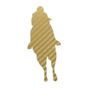 Samolepící dekorace SAMOLEPKA Kůň 018 levá s jezdcem (59 - 3D karbon zlatý) NA AUTO, NÁLEPKA, FÓLIE, POLEP, TUNING, VLASTNÍ TEXT, TISK, AUTOSAMOLEPKY.cz, POLEPY, OBRÁZEK, LOGO, SAMOLEPKY