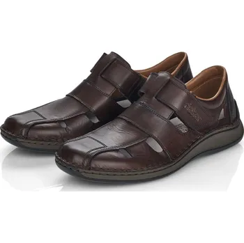 Dámské polobotky Kožená mokasína 05269-25 Rieker hnědá Barva: braun, Velikost: 41