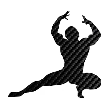 Polep vozidla Kulturista 009 levá (50 - 3D karbon černý) SAMOLEPKA NA AUTO, NÁLEPKA, FÓLIE, POLEP, TUNING, VLASTNÍ TEXT, TISK, AUTOSAMOLEPKY.cz, POLEPY, OBRÁZEK, LOGO, 3D STICKERS