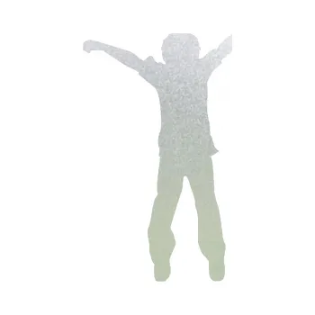 samolepka Děti silueta 008 pravá kluk skáče (60 - pískované sklo) SAMOLEPKA NA AUTO, NÁLEPKA, FÓLIE, POLEP, TUNING, VLASTNÍ TEXT, TISK, AUTOSAMOLEPKY.cz, POLEPY, OBRÁZEK, LOGO, 3D STICKERS