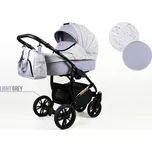 Kombinovaný kočárek Raf-Pol Baby Lux Miracle ALU 2022 Light Grey
