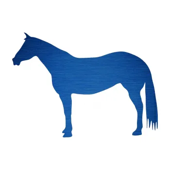 Samolepící dekorace SAMOLEPKA Kůň 007 levá (65 - škrábaný kov modrý) NA AUTO, NÁLEPKA, FÓLIE, POLEP, TUNING, VLASTNÍ TEXT, TISK, AUTOSAMOLEPKY.cz, POLEPY, OBRÁZEK, LOGO, SAMOLEPKY