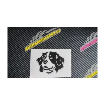 Polep vozidla SAMOLEPKA Pes 131 levá bernský salašnický pes (10 - červená) NA AUTO, NÁLEPKA, FÓLIE, POLEP, TUNING, VLASTNÍ TEXT, TISK, AUTOSAMOLEPKY.cz, POLEPY, OBRÁZEK, LOGO, SAMOLEPKY