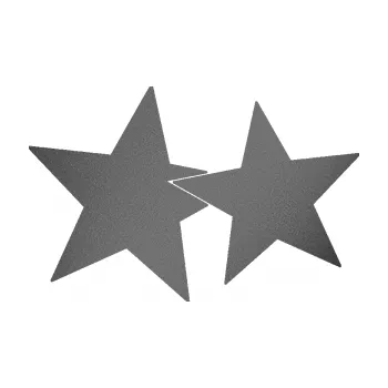 Samolepící dekorace Hvězdy 002 levá spojené (41 - grafitová metalíza) SAMOLEPKA NA AUTO, NÁLEPKA, FÓLIE, POLEP, TUNING, VLASTNÍ TEXT, TISK, AUTOSAMOLEPKY.cz, POLEPY, OBRÁZEK, LOGO, 3D STICKERS