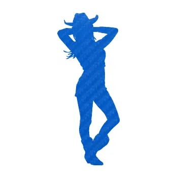 Samolepící dekorace Kovbojka 002 pravá (57 - 3D karbon modrý) SAMOLEPKA NA AUTO, NÁLEPKA, FÓLIE, POLEP, TUNING, VLASTNÍ TEXT, TISK, AUTOSAMOLEPKY.cz, POLEPY, OBRÁZEK, LOGO, 3D STICKERS