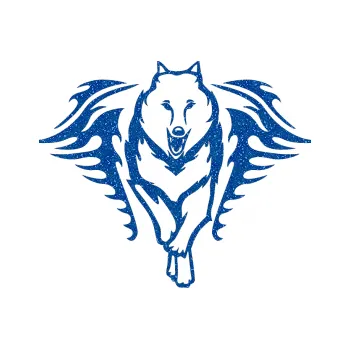 Samolepicí dekorace na vozidlo Animal flames 039 pravá vlk (88 - Ultra Metalic modrá) SAMOLEPKA NA AUTO, NÁLEPKA, FÓLIE, POLEP, TUNING, VLASTNÍ TEXT, TISK, AUTOSAMOLEPKY.cz, POLEPY, OBRÁZEK, LOGO, 3D STICKERS