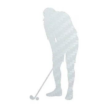 Polep vozidla SAMOLEPKA Golfista 007 levá (51 - 3D karbon bílý) NA AUTO, NÁLEPKA, FÓLIE, POLEP, TUNING, VLASTNÍ TEXT, TISK, AUTOSAMOLEPKY.cz, POLEPY, OBRÁZEK, LOGO, SAMOLEPKY