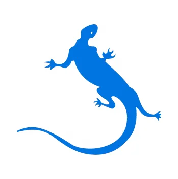 Samolepící dekorace Ještěrka 004 levá (11 - modrá oceán) SAMOLEPKA NA AUTO, NÁLEPKA, FÓLIE, POLEP, TUNING, VLASTNÍ TEXT, TISK, AUTOSAMOLEPKY.cz, POLEPY, OBRÁZEK, LOGO, 3D STICKERS