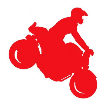 Samolepící dekorace SAMOLEPKA Motorka 044 pravá motokros (10 - červená) NA AUTO, NÁLEPKA, FÓLIE, POLEP, TUNING, VLASTNÍ TEXT, TISK, AUTOSAMOLEPKY.cz, POLEPY, OBRÁZEK, LOGO, SAMOLEPKY