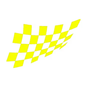 Polep vozidla SAMOLEPKA Šachovnice 080 (70 - Fluorescentní žlutá) NA AUTO, NÁLEPKA, FÓLIE, POLEP, TUNING, VLASTNÍ TEXT, TISK, AUTOSAMOLEPKY.cz, POLEPY, OBRÁZEK, LOGO, SAMOLEPKY