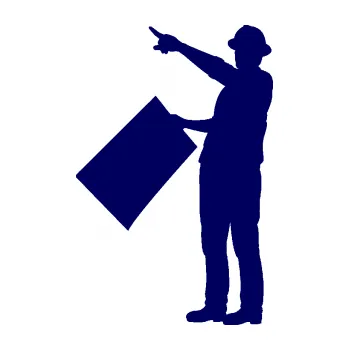 Samolepící dekorace SAMOLEPKA Inženýr 001 levá (23 - tmavě modrá) NA AUTO, NÁLEPKA, FÓLIE, POLEP, TUNING, VLASTNÍ TEXT, TISK, AUTOSAMOLEPKY.cz, POLEPY, OBRÁZEK, LOGO, SAMOLEPKY