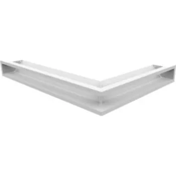 Krbová obestavba Krbová mřížka Luft rohová levá bílá 766x547x90 mm
